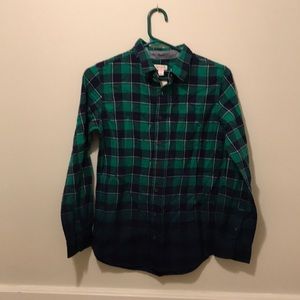 🔥🔥 3 for $15 Boys button up plaid shirt